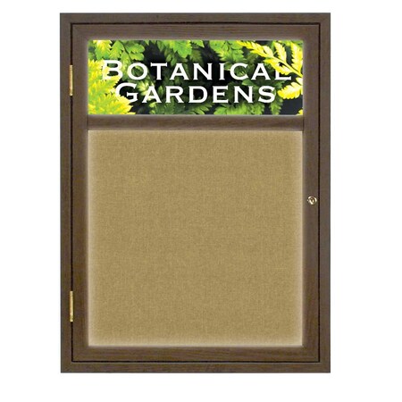 United Visual Products Open Faced Traditional Rounded Corkboard UV639ARC-WHITE-MEDGRY